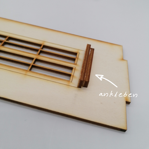 Fensterbank ankleben