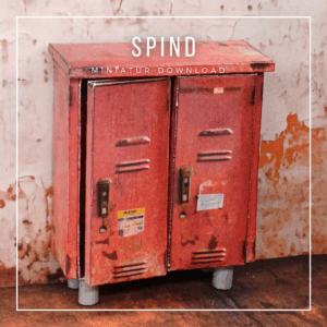 Spind Schrank im Maßstab 1:12 zum Drucken und Basteln