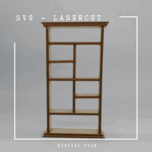 SVG digitaler Download Zaubertrank Regal im Maßstab 1:12