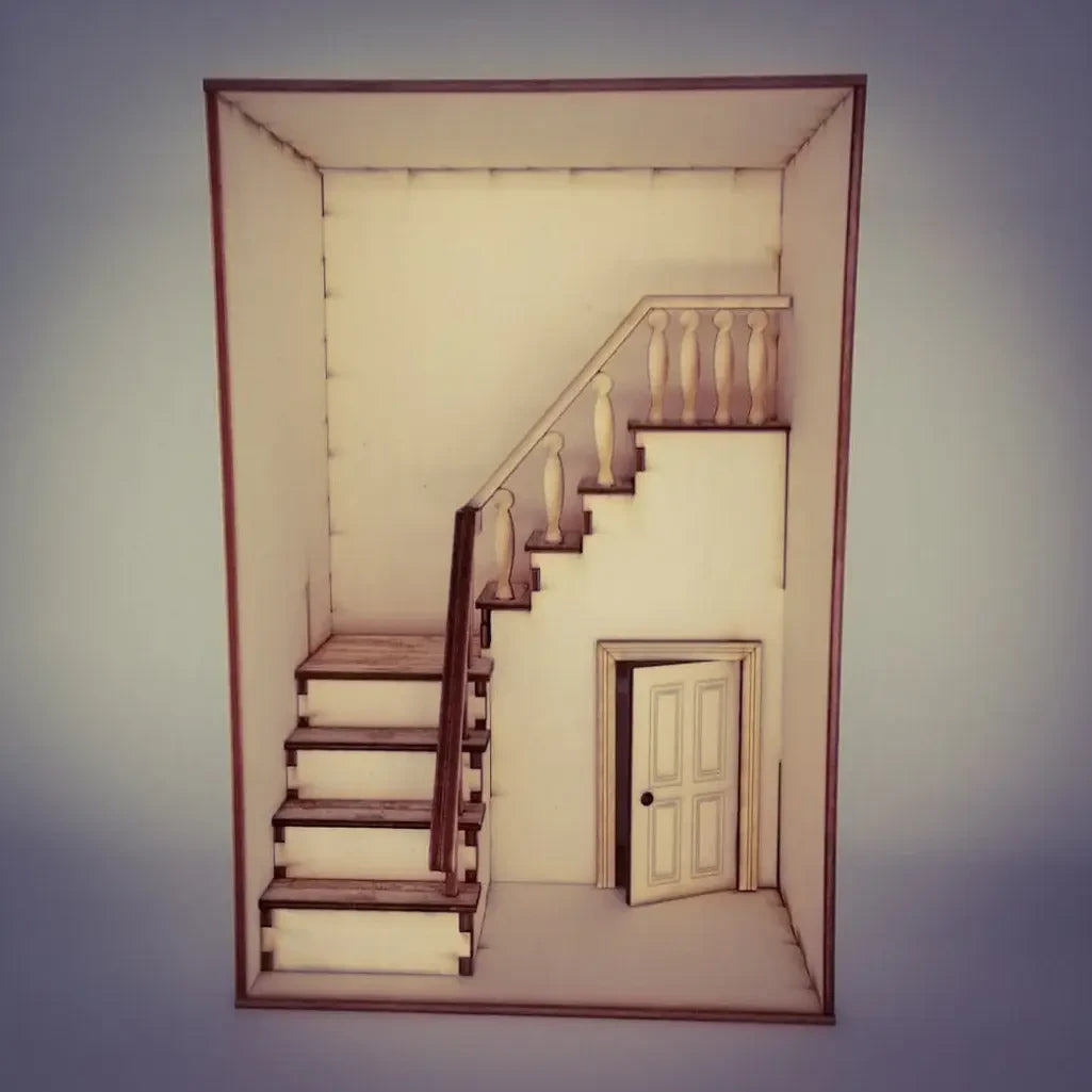 Bauanleitung Roombox mit Treppe
